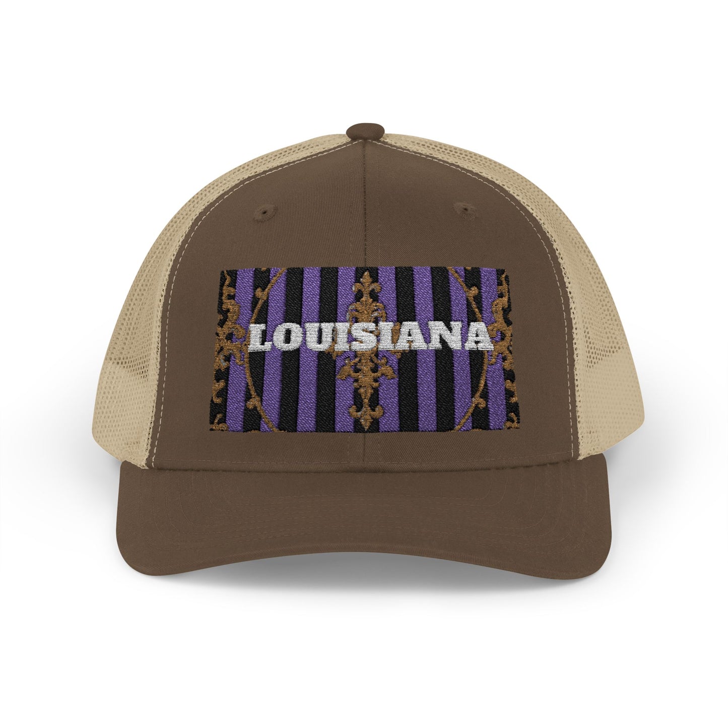 Louisiana Pride Snapback Trucker Cap | Festival Hat, Outdoor Accessory, Summer Style, Unique Gift for Travelers, Sports Enthusiasts