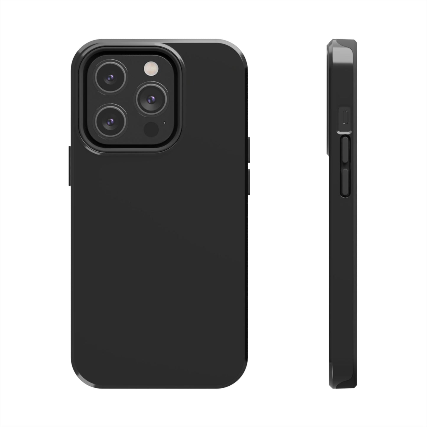 Durable Black Tough Phone Cases, Heavy-Duty Cell Phone Cover, Personalized Tech Protection, Gift for Him or Her, Everyday Protection