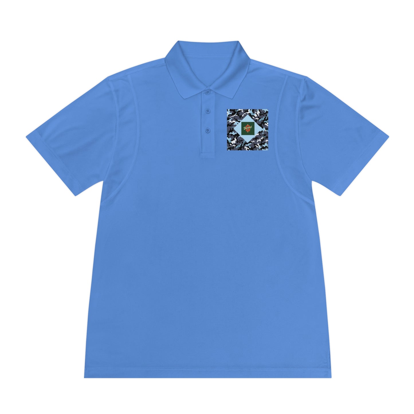Men's Sport Polo Shirt - Camo & Diamond 8