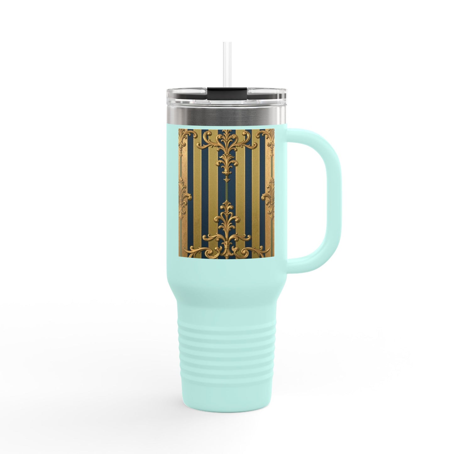 Elegant Insulated Travel Mug, 40oz - Stylish Thermal Cup for Hot or Cold Beverages, Perfect for Travel, Gifts, and Everyday Use