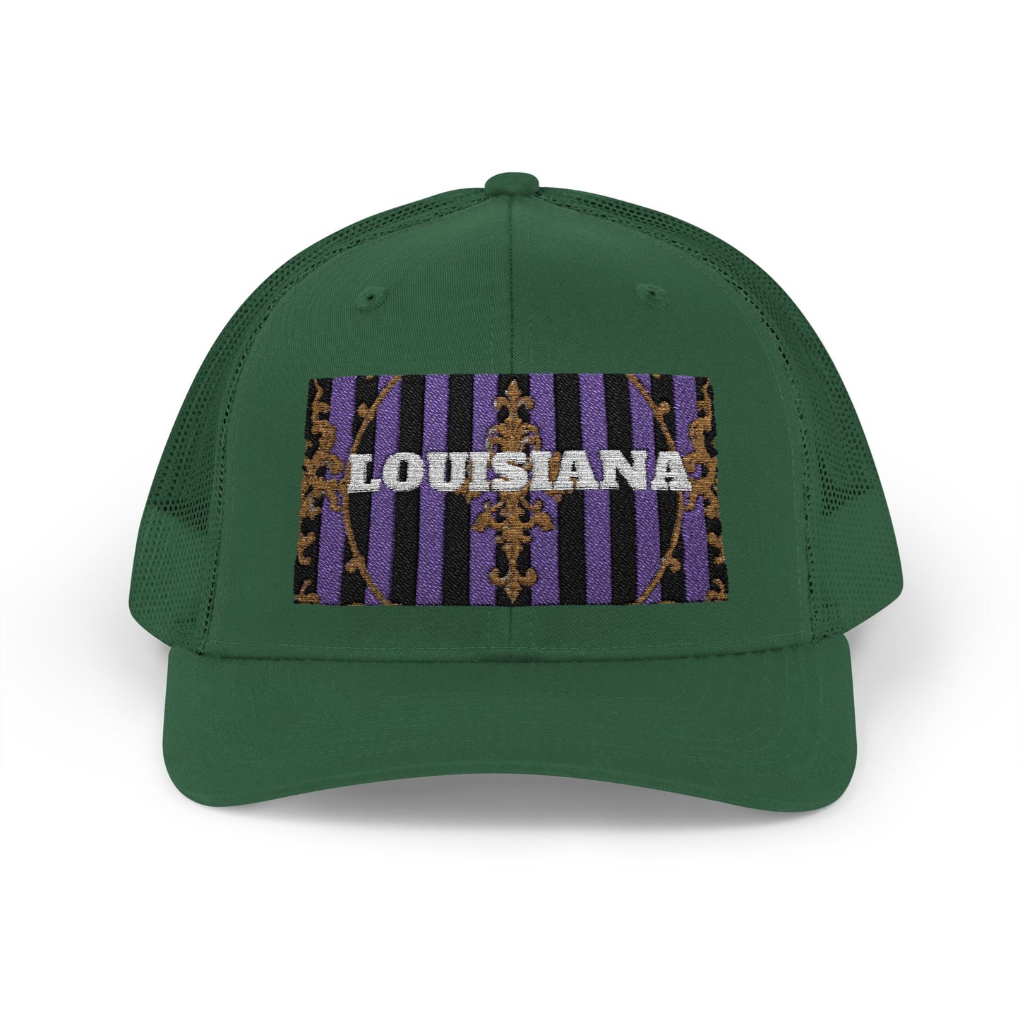 Louisiana Pride Snapback Trucker Cap | Festival Hat, Outdoor Accessory, Summer Style, Unique Gift for Travelers, Sports Enthusiasts