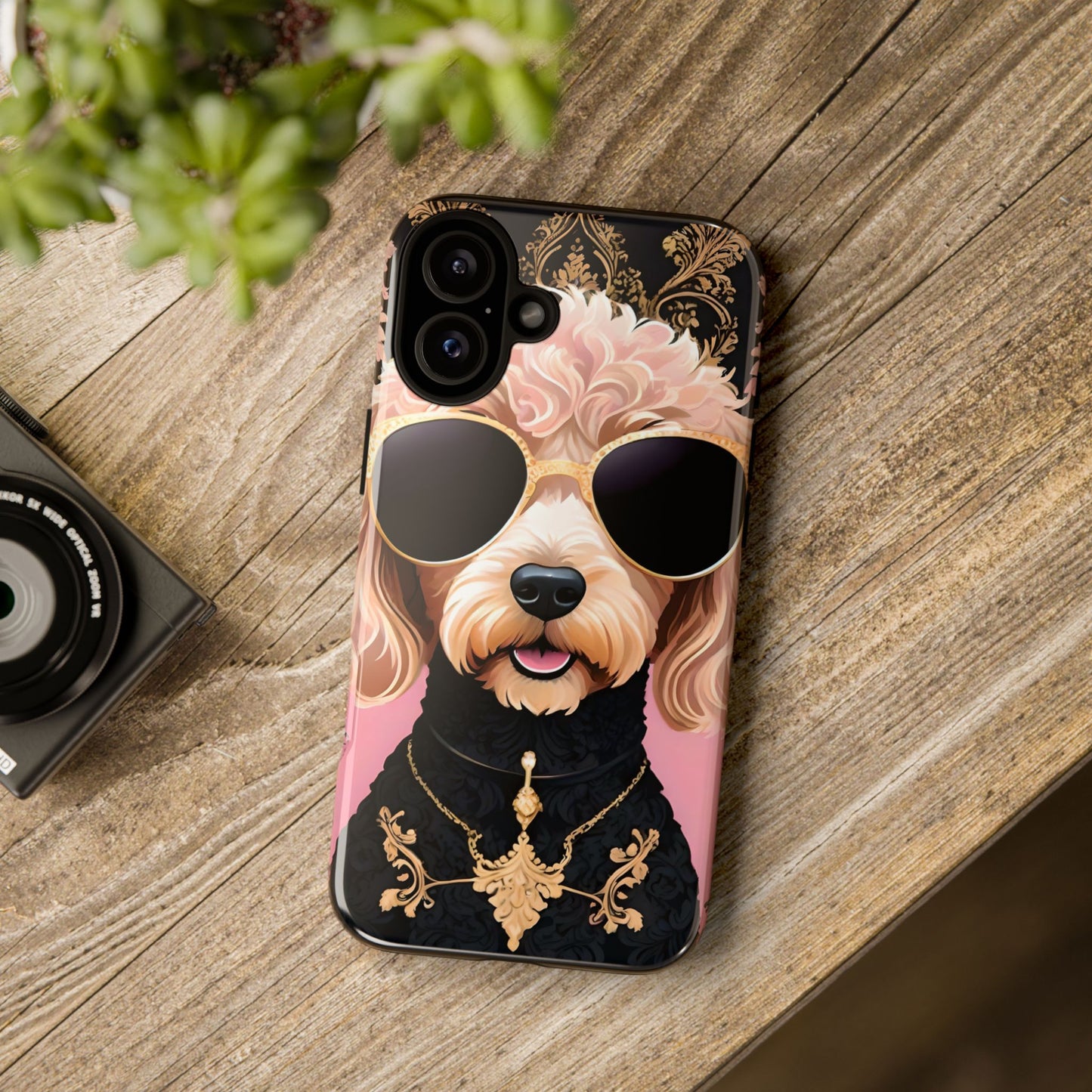 Phone Case - Golden Doodle In Sunglasses Tough Case