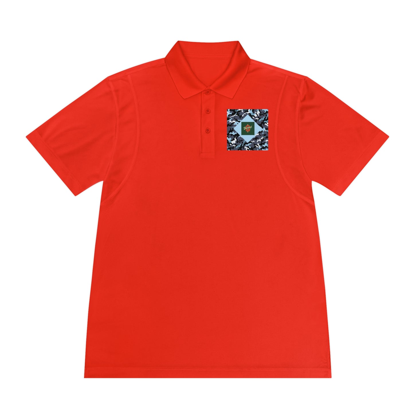 Men's Sport Polo Shirt - Camo & Diamond 8