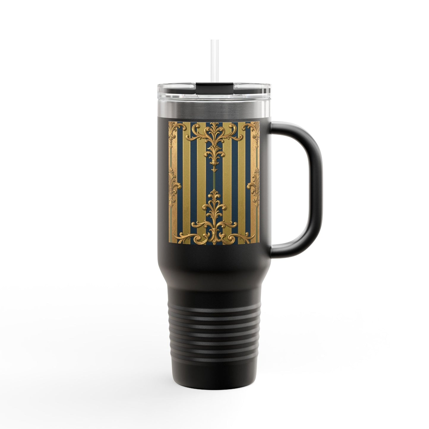Elegant Insulated Travel Mug, 40oz - Stylish Thermal Cup for Hot or Cold Beverages, Perfect for Travel, Gifts, and Everyday Use