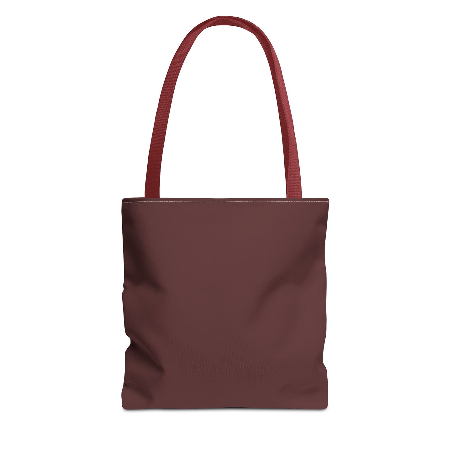 Stylish Brown Merlot All-Over Print Tote Bag, Eco-Friendly Shopping Bag, Reusable Grocery Tote, Personalized Gift, Trendy Handbag