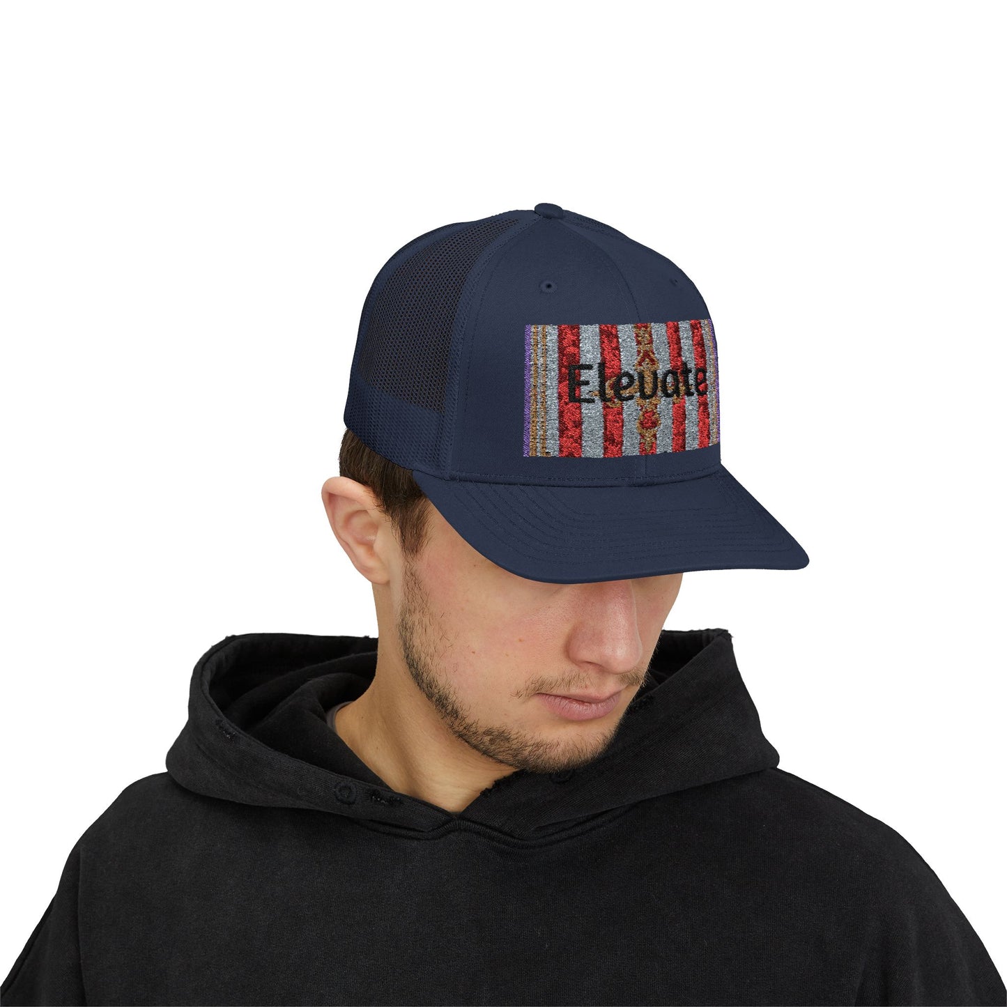 Electrifying Snapback Trucker Cap | Cool Style, Trendy Accessory, Gift for Him, Festival Headwear, Summer Essential - Elevate