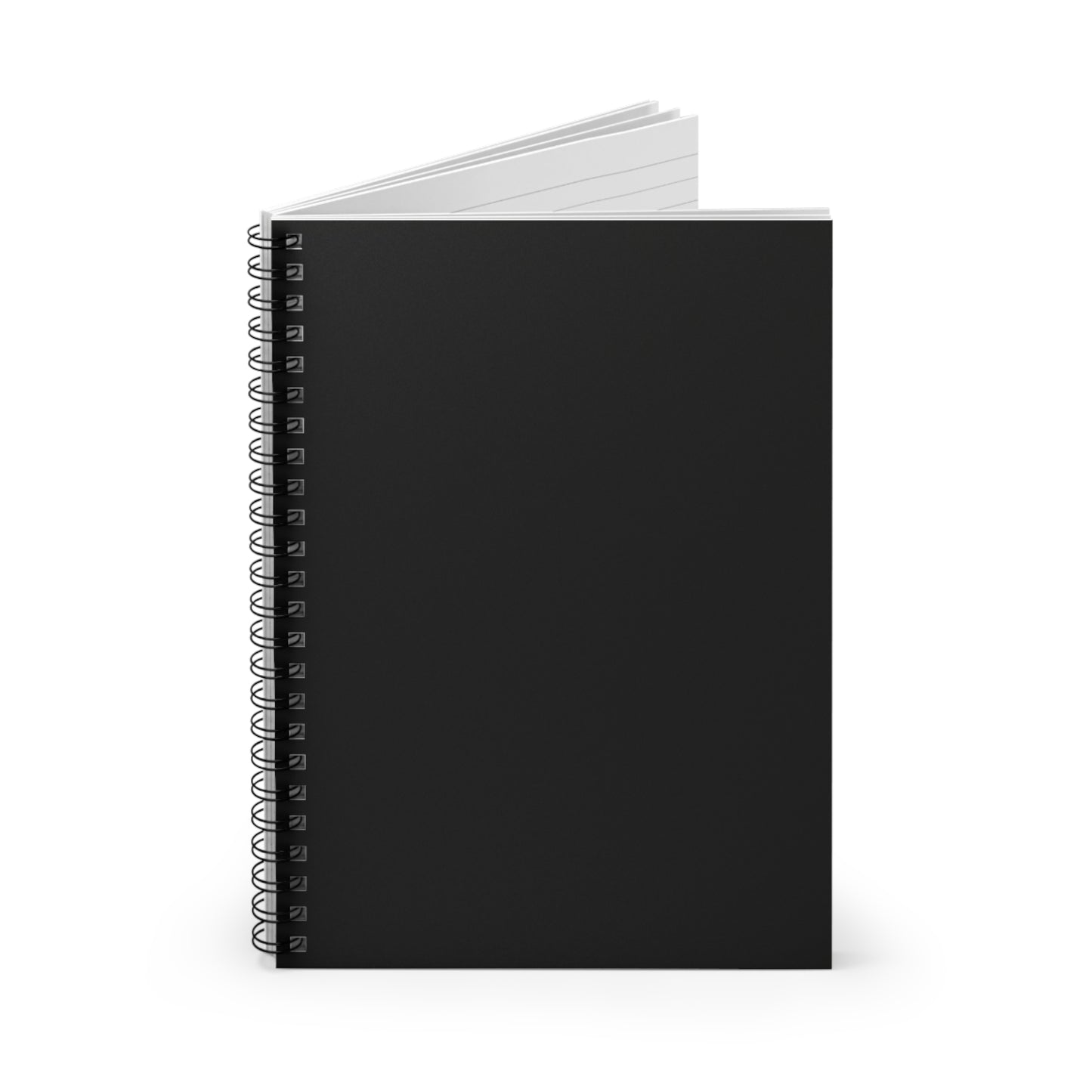 Elegant Black Ruled Spiral Notebook - Perfect for Journaling, School, or Sketching, Gifts, Teachers, Creative Writing, Productivity