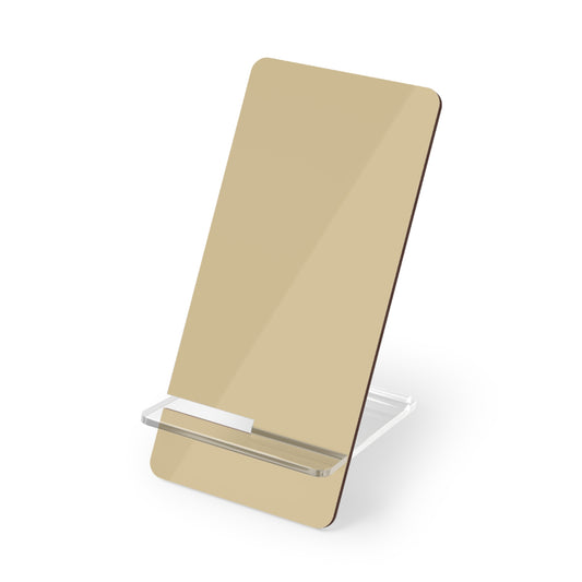 Vanilla Wheat Stylish Smartphone Display Stand, Desk Accessory for Home or Office, Gift for Tech Lovers, Minimalist Design, Phone Holder, Modern Decor