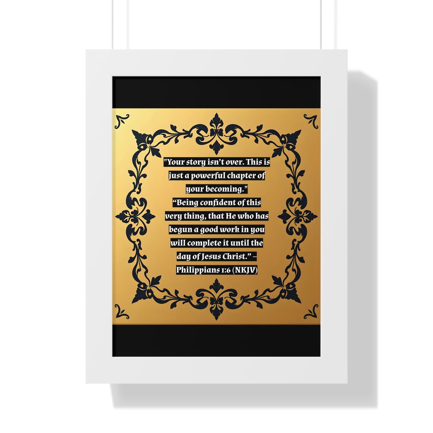 Vertical Poster - 'Your story isn't over' Wall Art