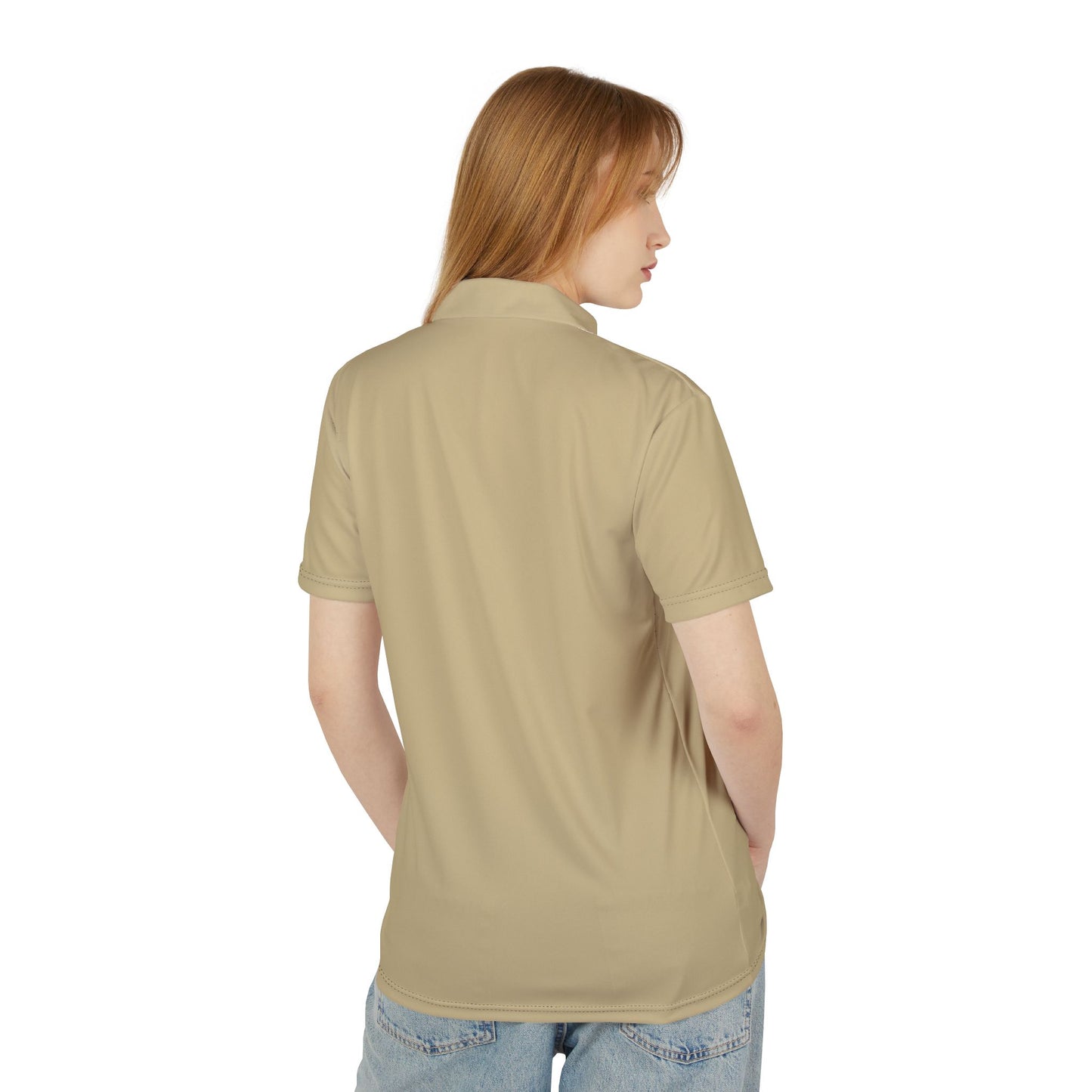 Vanilla Wheat Chic Unisex Polo Shirt - Casual Summer Wear, Everyday Style, Gift for Him/Her, Unique Fashion