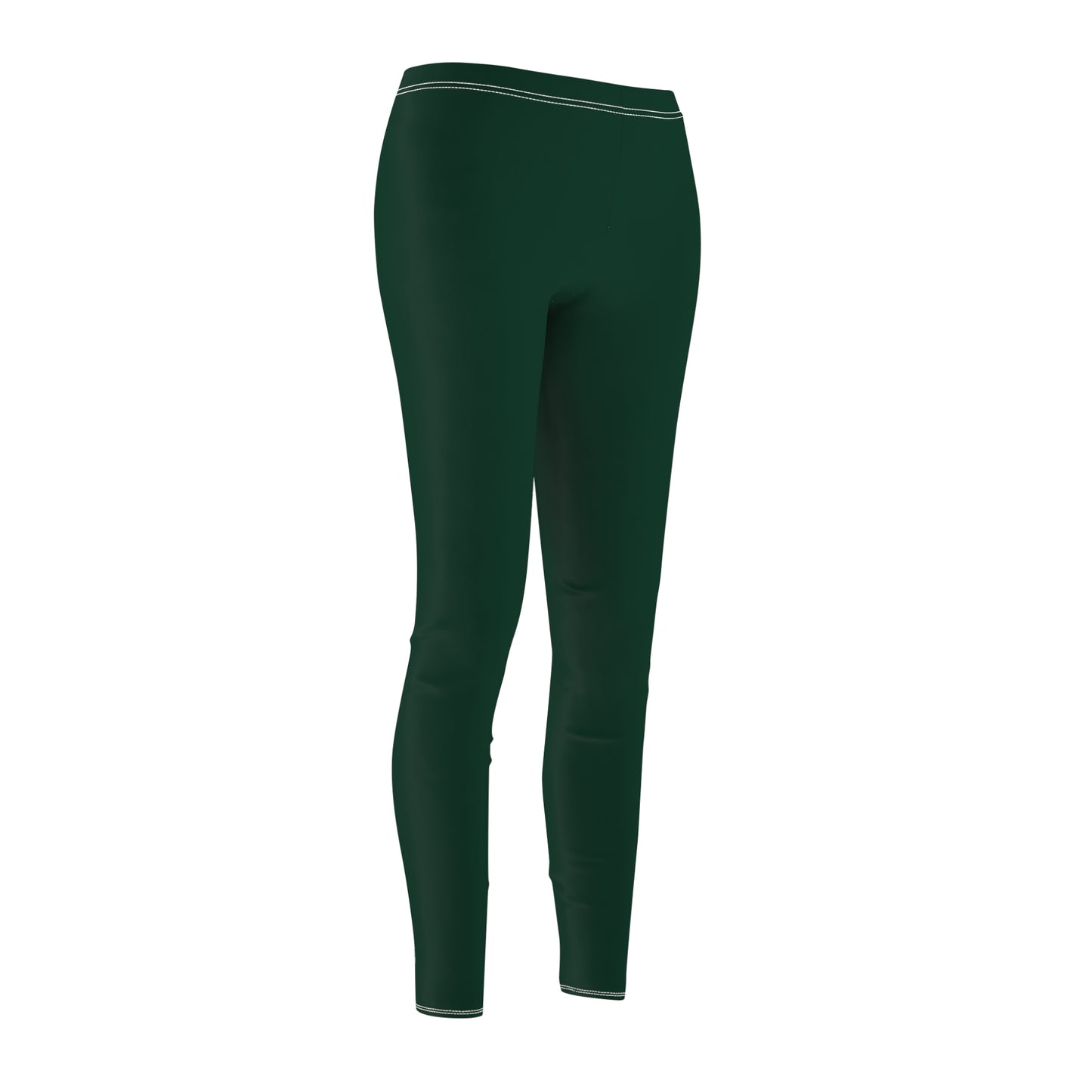 Women's Midnight Green Casual Leggings - Stylish Comfort for Everyday Wear, Activewear, Athleisure, Workout, Yoga, Gift for Her