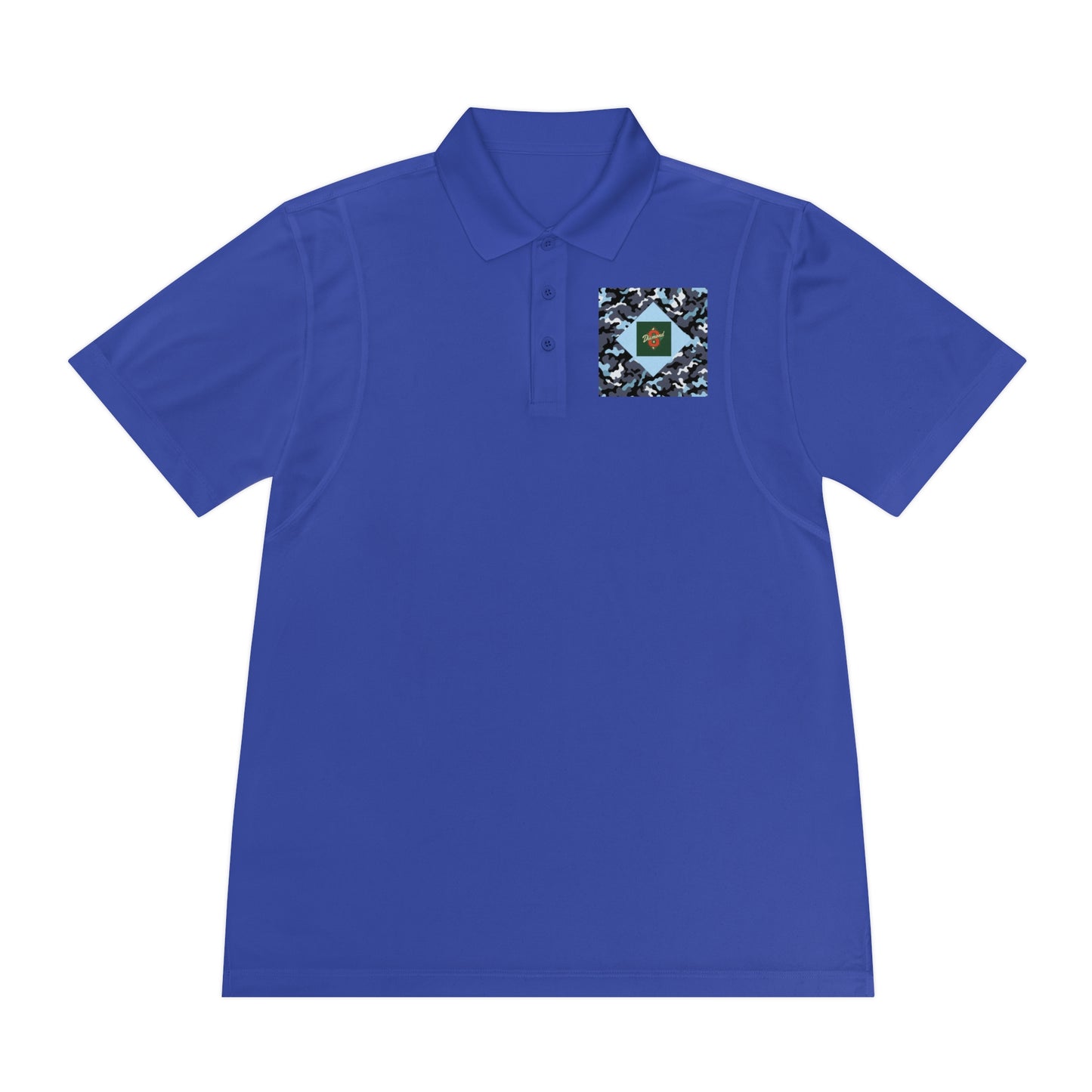 Men's Sport Polo Shirt - Camo & Diamond 8