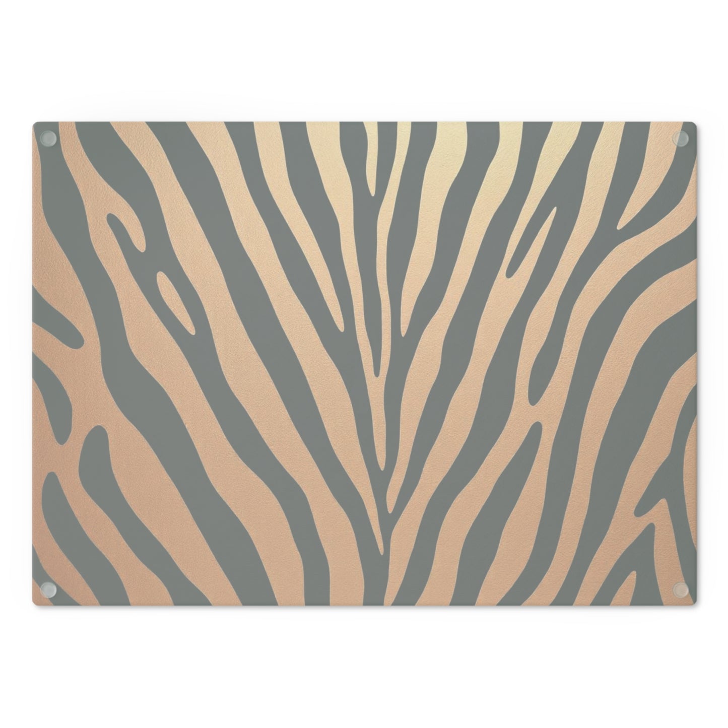 Elegant Zebra Print Cutting Board - Stylish Kitchen Essential