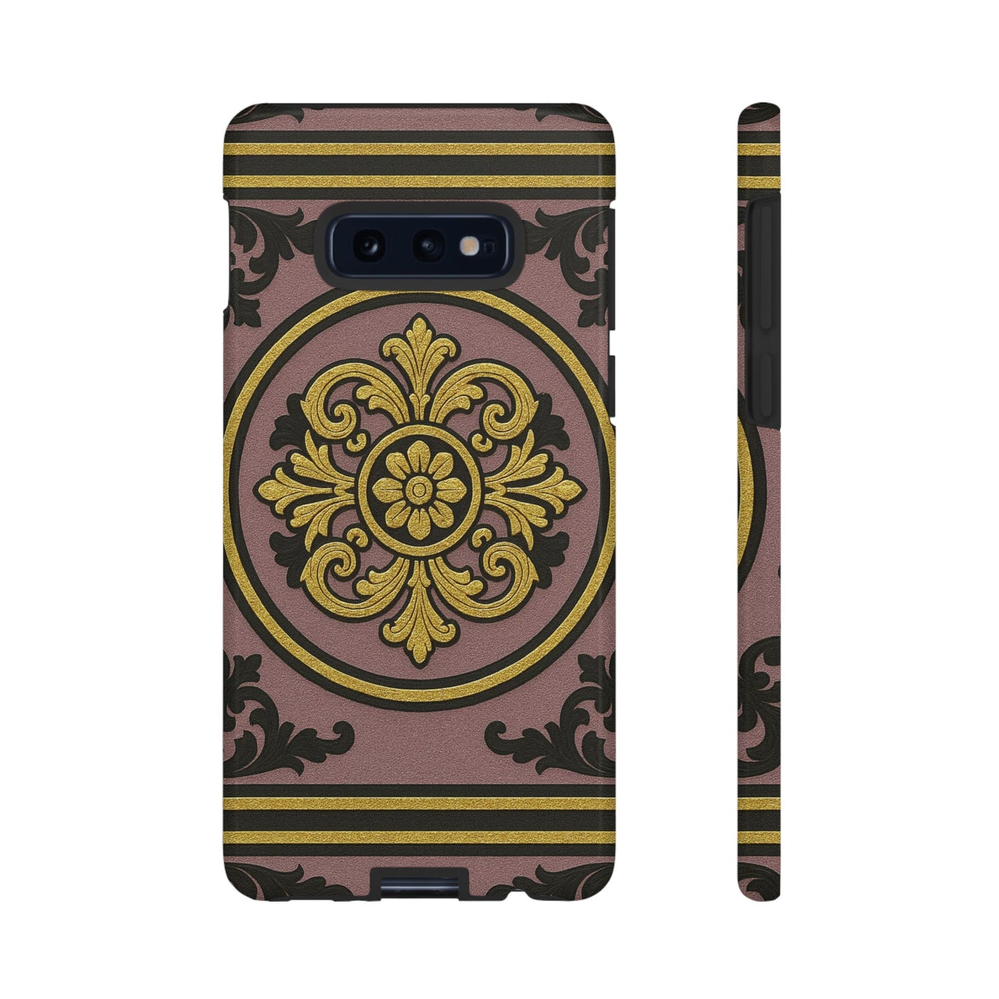 Gilded Mauve With Gold-Black Baroque Tough Cases