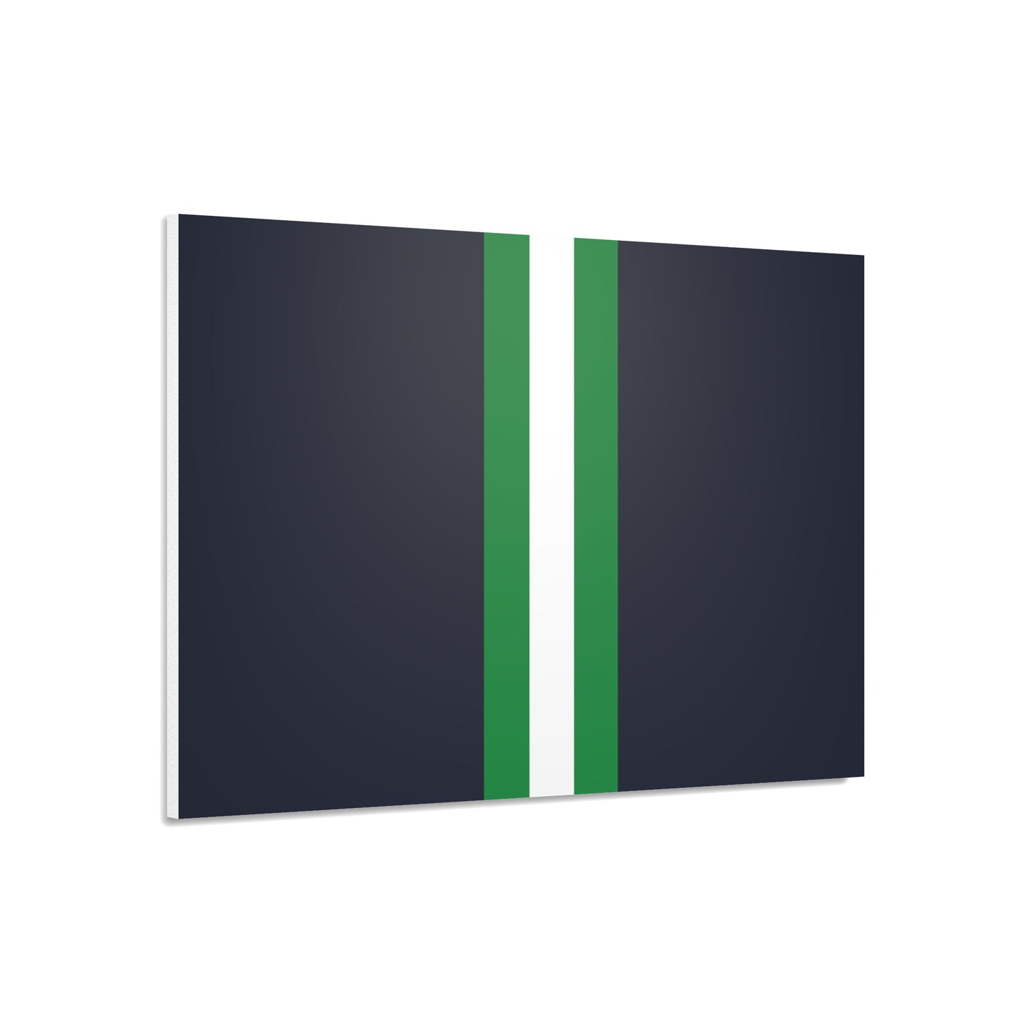 Lunar Midnight & Green-White Striped Foam Board Display, Wall Art Decor, Classroom Sign, Photo Background, Custom Art Board