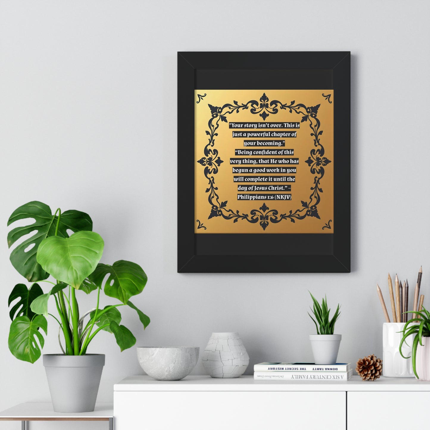 Vertical Poster - 'Your story isn't over' Wall Art
