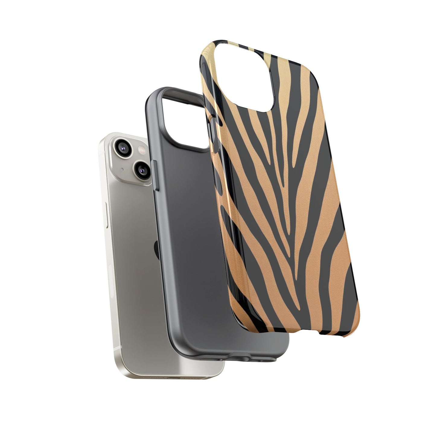 Zebra Print Tough Phone Case