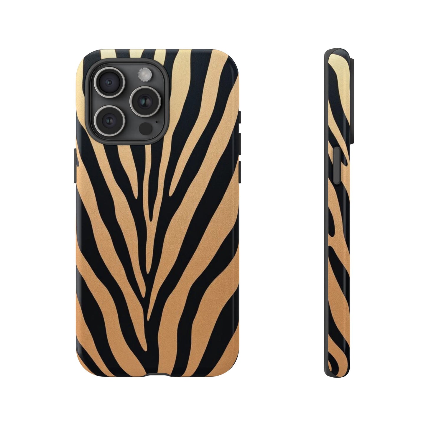 Zebra Print Tough Phone Case