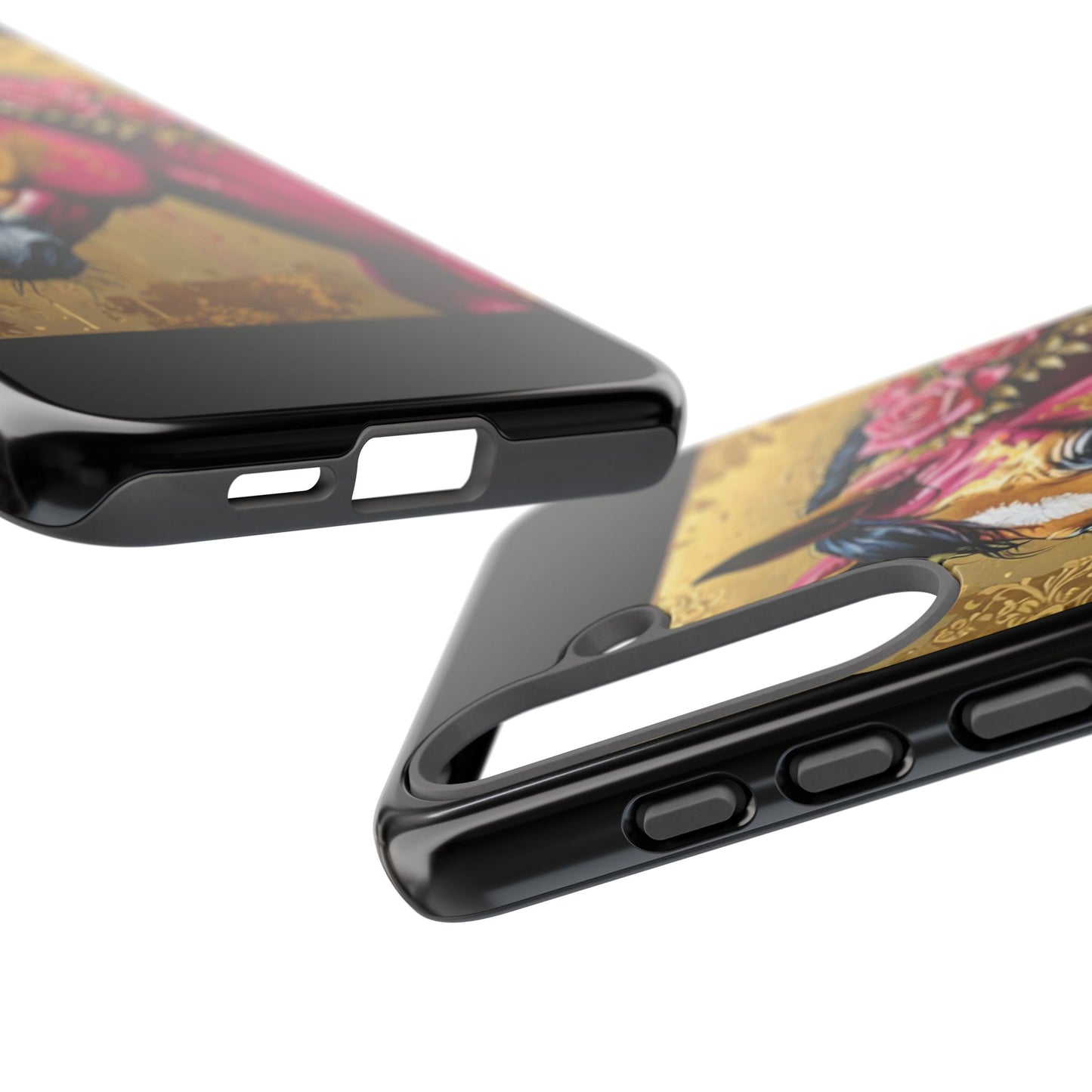 Phone Case - Elegant Horse Damask Design