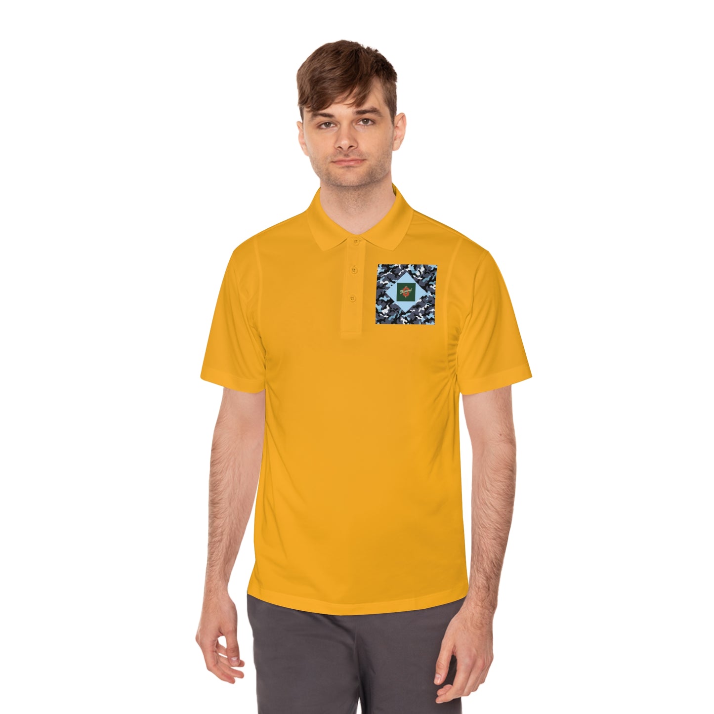 Men's Sport Polo Shirt - Camo & Diamond 8
