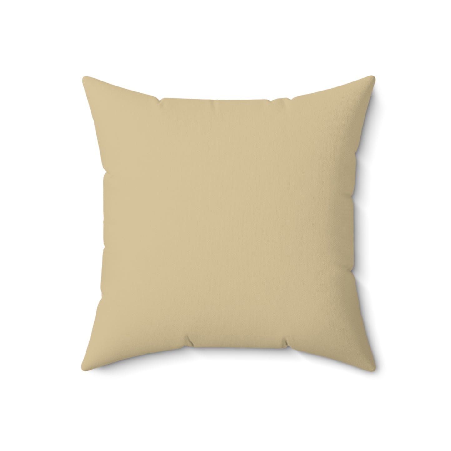 Vanilla Wheat Cozy Spun Polyester Square Pillow, Home Decor, Couch Cushion, Throw Pillow, Gift Idea, Cozy Living Room Accent