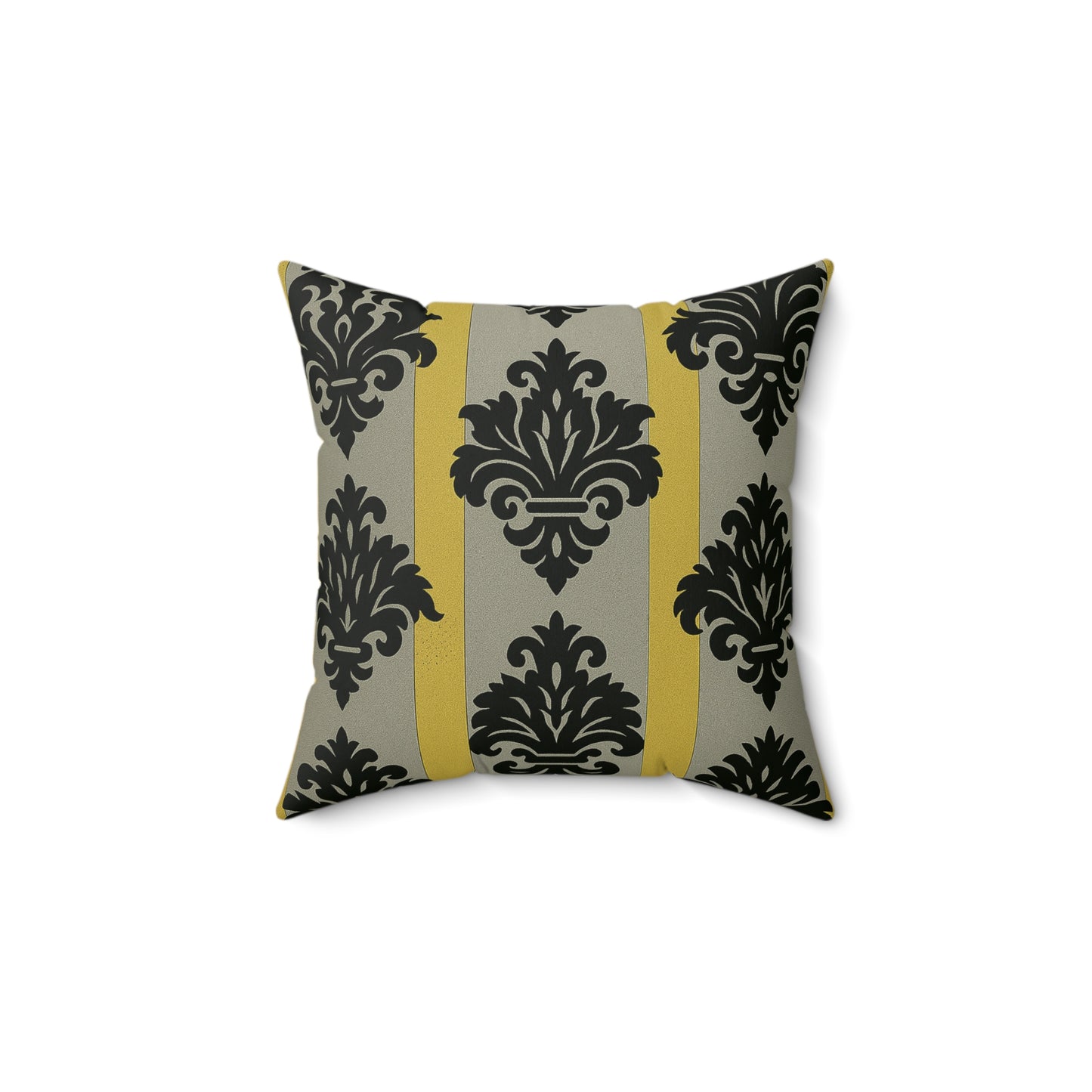 Elegant Black and Silver Baroque Pillow, Decorative Cushion, Living Room Decor, Home Accent, Gift for Housewarming, Luxury Pillow