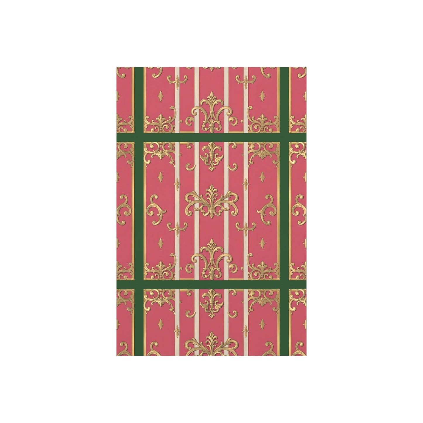 Elegant Green Border Pink & Gold Foam Board Decor - Party Backdrop, Art Display, Home Decor, Event Decoration, Wall Art
