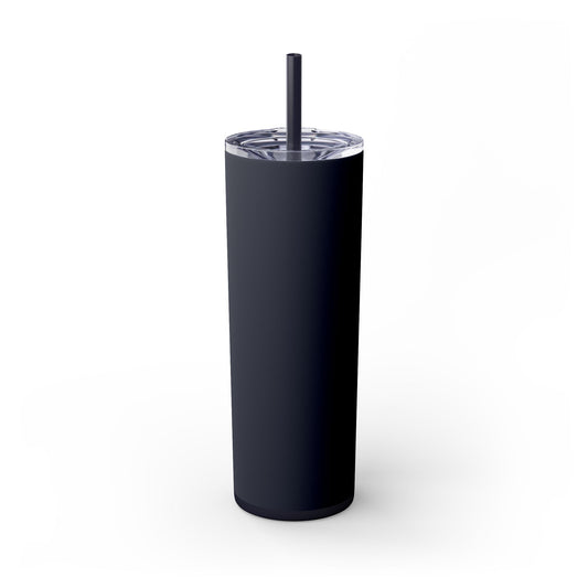 Sleek Lunar Midnight Skinny Tumbler, Modern Drinkware for On-the-Go, Ideal for Gifts, Hydration, Travel, and Home Use