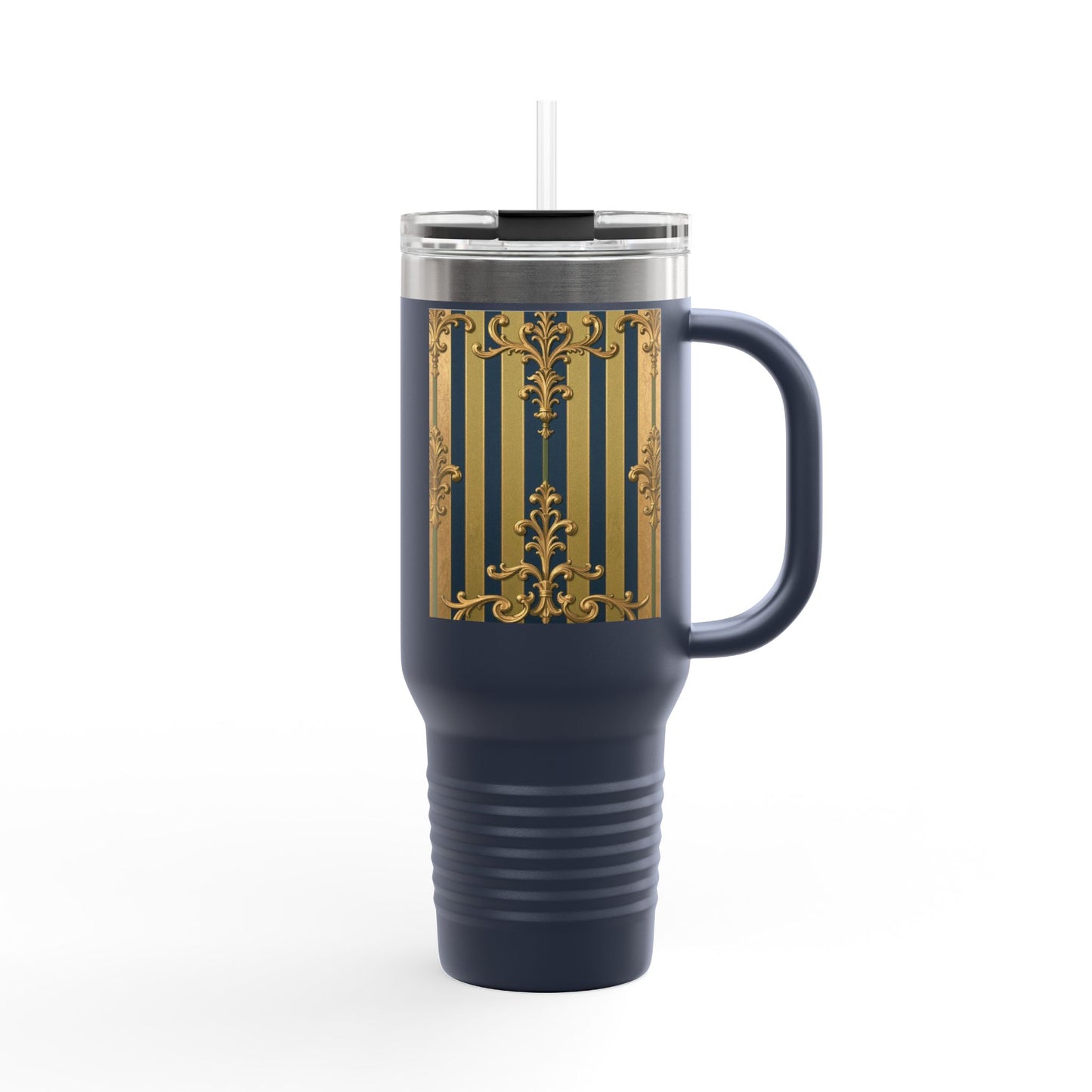 Elegant Insulated Travel Mug, 40oz - Stylish Thermal Cup for Hot or Cold Beverages, Perfect for Travel, Gifts, and Everyday Use