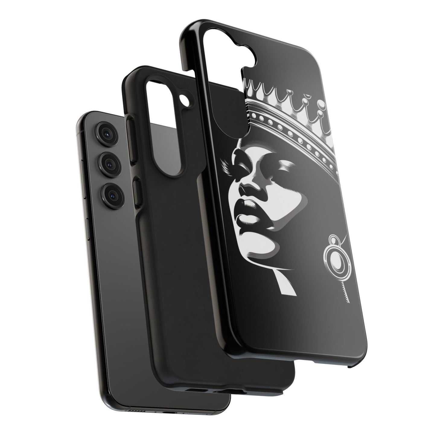 Regal Queen Tough Phone Case, Stylish Phone Cover, Gift for Her, Birthday, Empowerment, Bold Statement, Durable Phone Accessory
