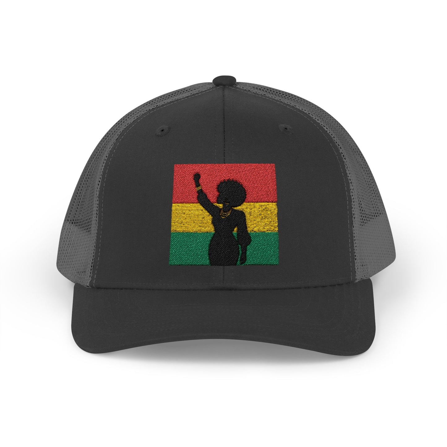 Silhouette Trucker Cap — Juneteenth Colors Snapback