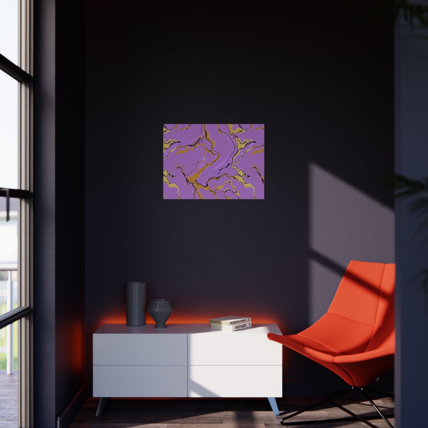 Lavender Marble Foam Board Decor, Stylish Wall Art, Home Office Decor, Unique Gift, Art Display Board