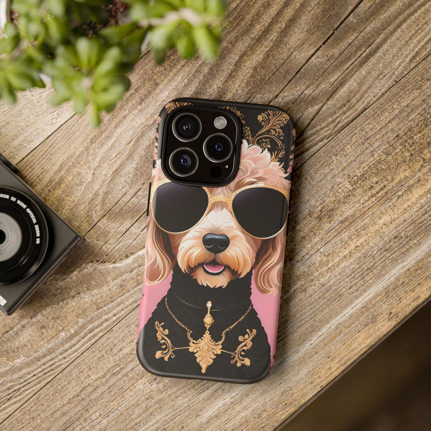 Phone Case - Golden Doodle In Sunglasses Tough Case