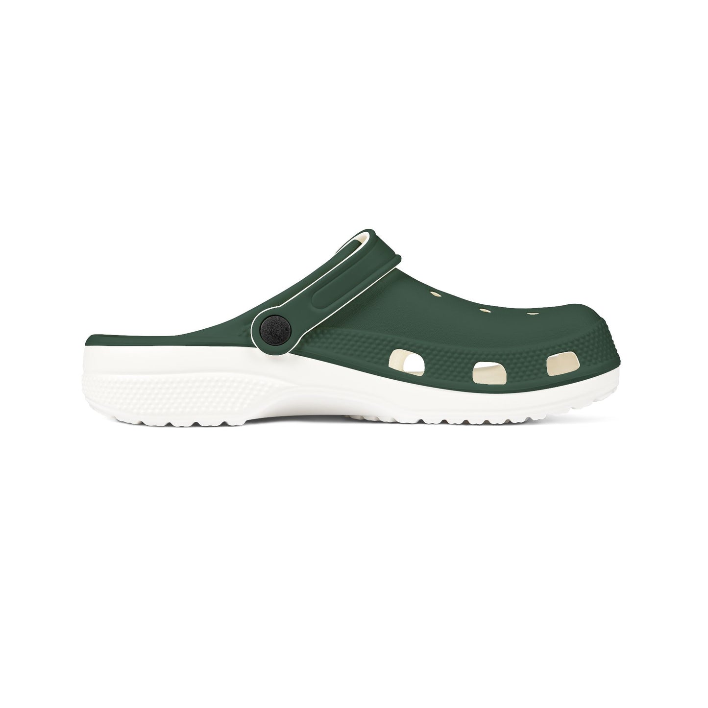 Trendy Midnight Green EVA Foam Rubber Clogs - Comfortable Footwear for Home, Garden, and Outdoor Fun, Stylish, Casual Slip-Ons