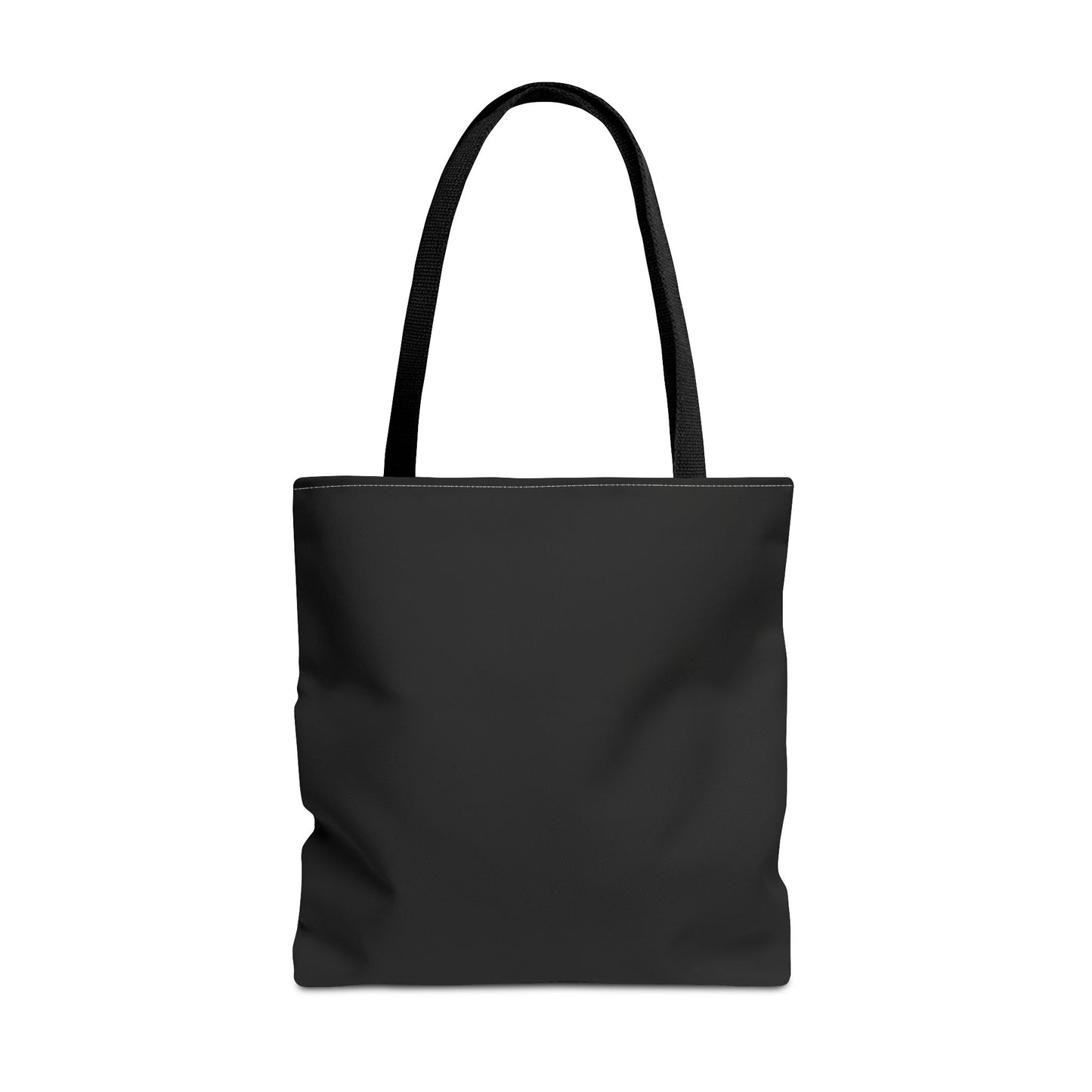 Stylish Black All-Over Print Tote Bag, Eco-Friendly Shopping Bag, Beach Tote, Gift for Her, Everyday Carryall