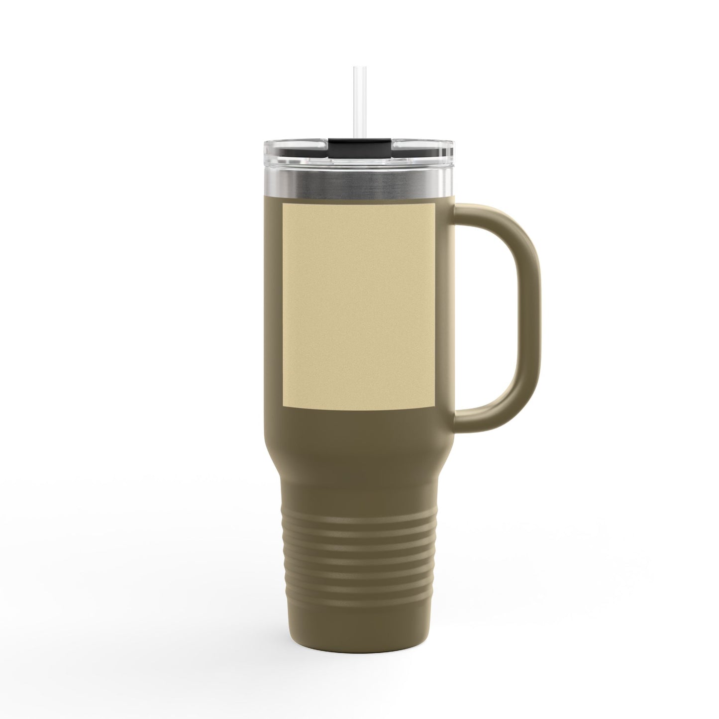 Vanilla Wheat 40oz Insulated Travel Mug | Customizable Hot & Cold Drink Tumbler | Perfect Gift for Travelers, Coffee Lovers, Road Trips, Holidays