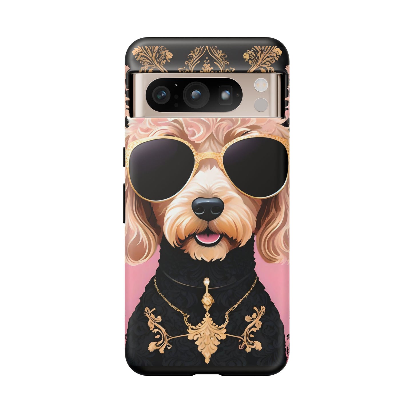 Phone Case - Golden Doodle In Sunglasses Tough Case