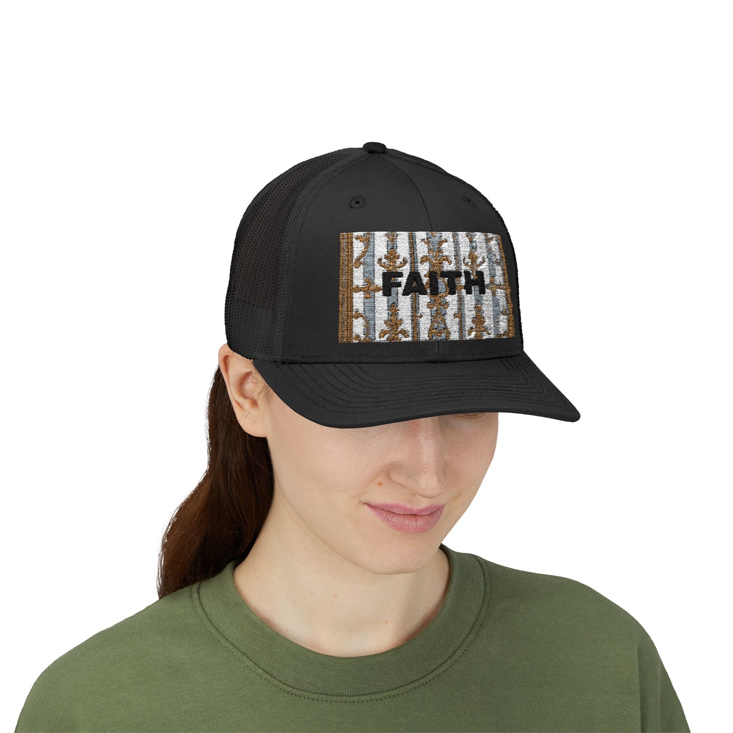 Stylish Faith Snapback Trucker Cap - Faith Inspired Sun Protection