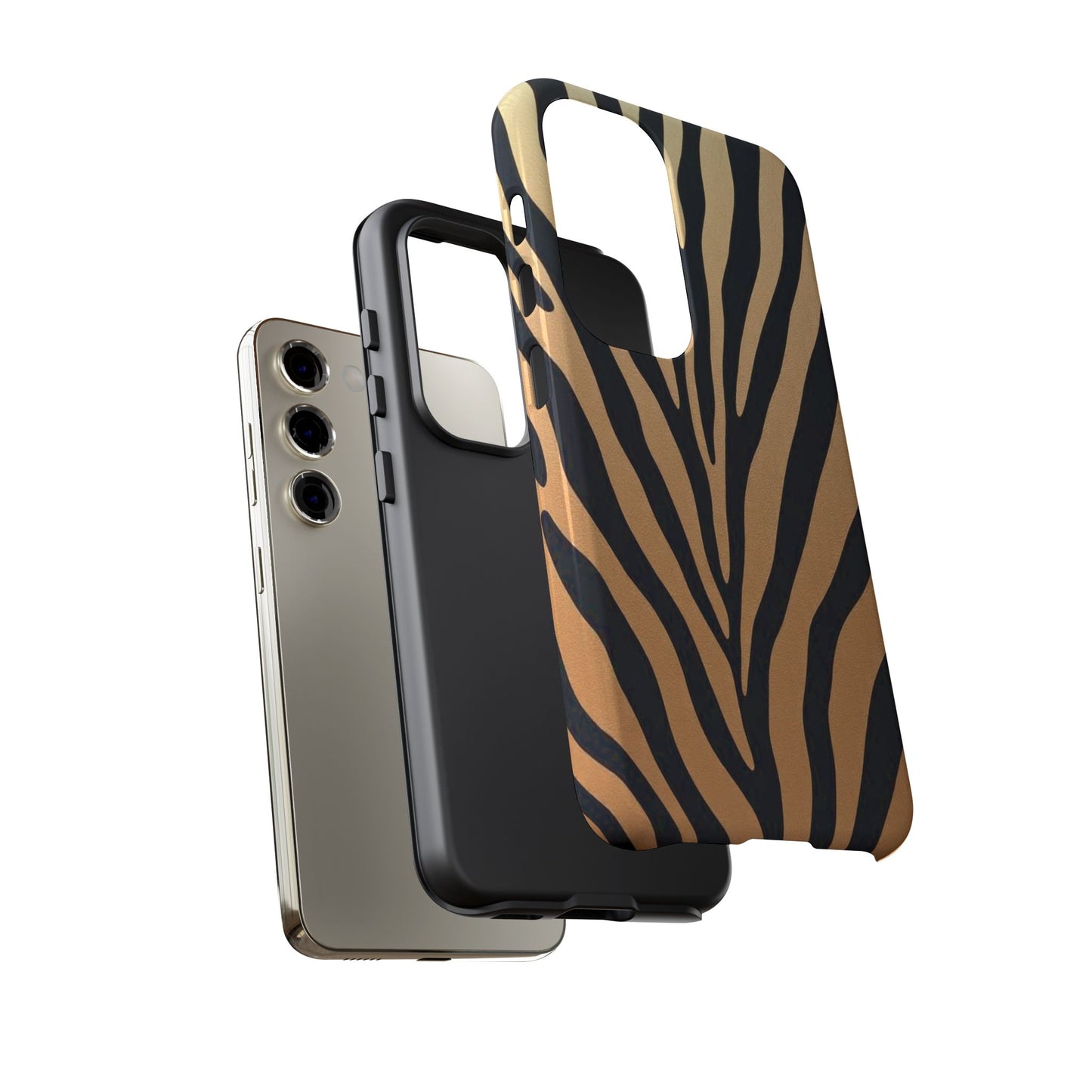 Zebra Print Tough Phone Case