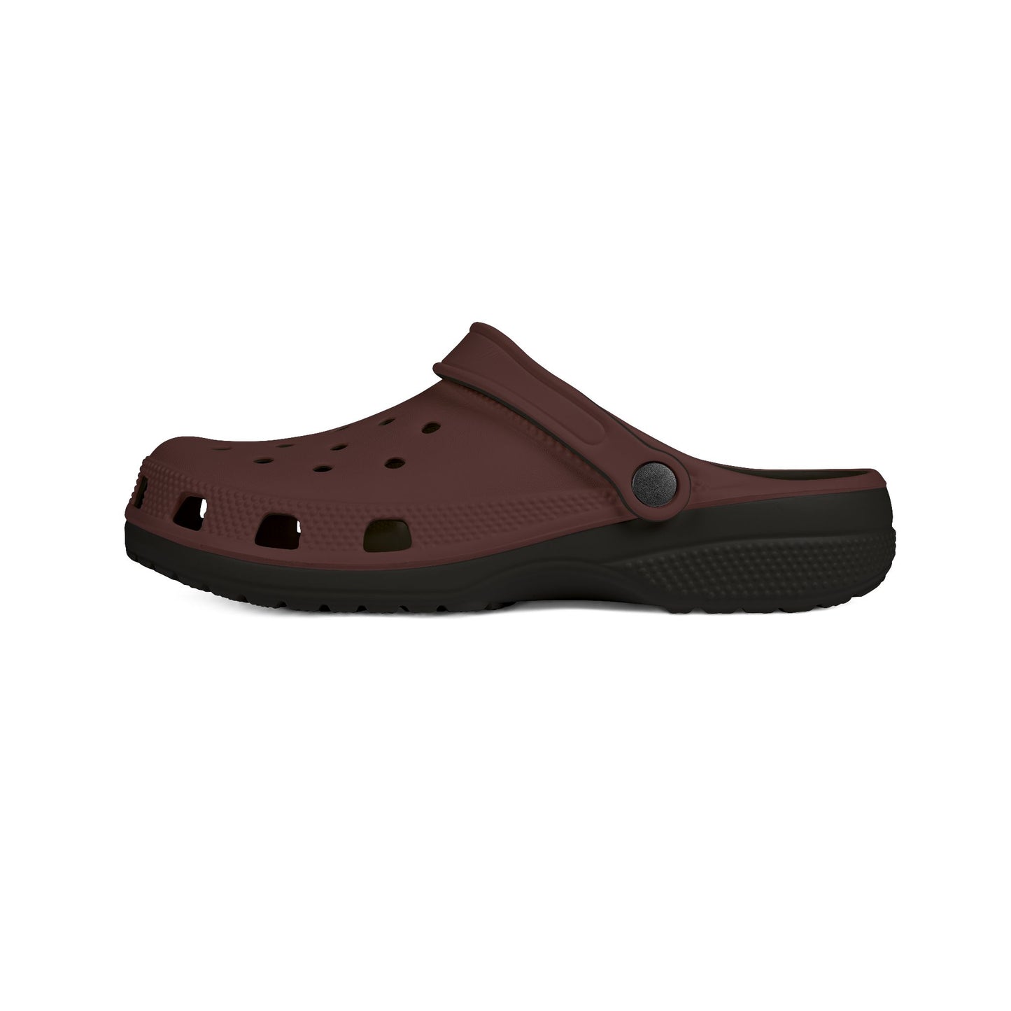 Comfortable Brown Merlot EVA Foam Rubber Shoes for Everyday Wear, Lightweight Slip-On Clogs, Perfect for Gardening, Beach, House