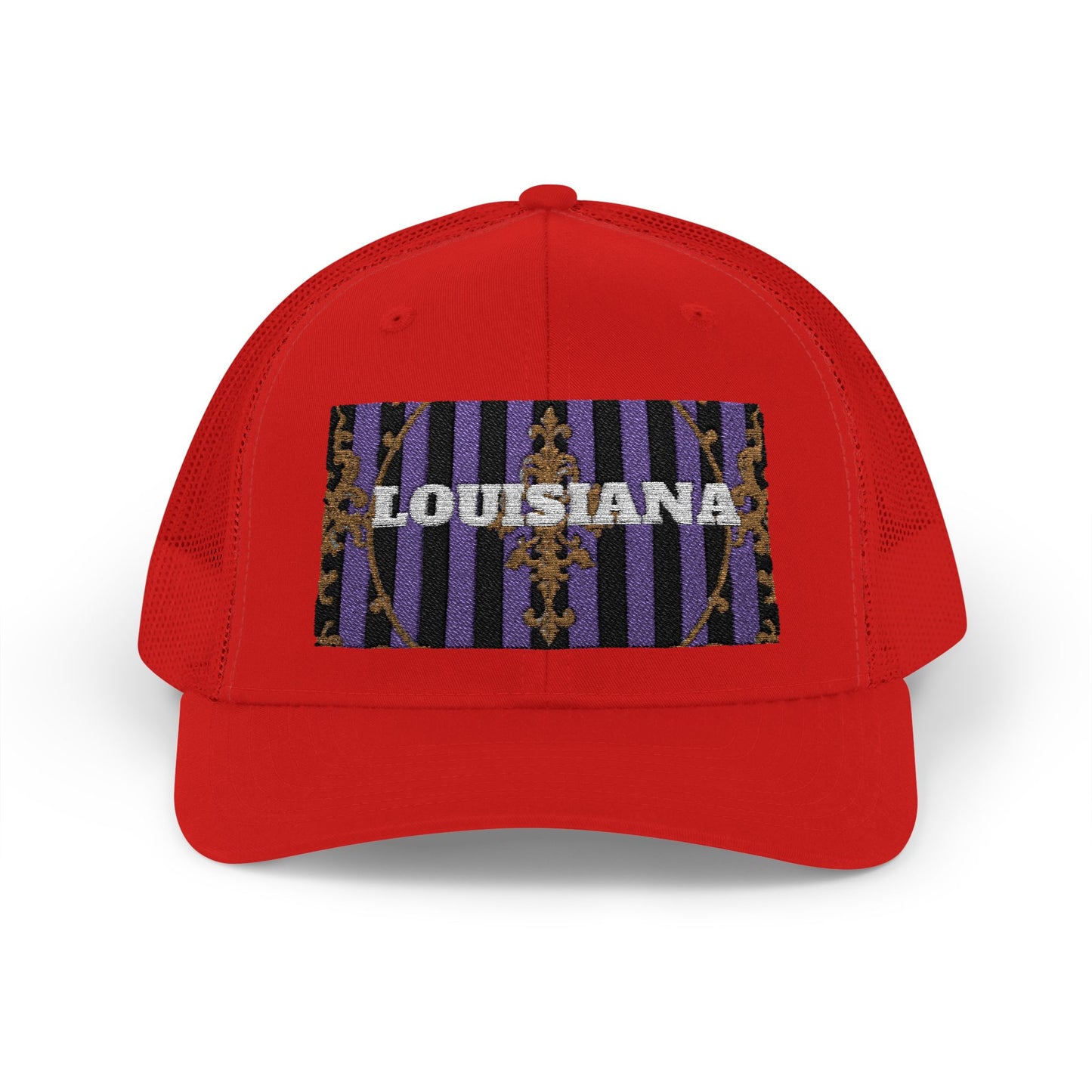 Louisiana Pride Snapback Trucker Cap | Festival Hat, Outdoor Accessory, Summer Style, Unique Gift for Travelers, Sports Enthusiasts