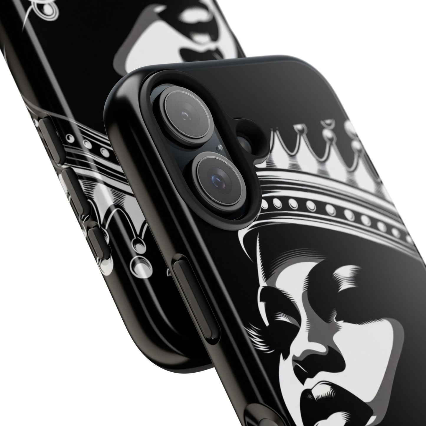 Regal Queen Tough Phone Case, Stylish Phone Cover, Gift for Her, Birthday, Empowerment, Bold Statement, Durable Phone Accessory