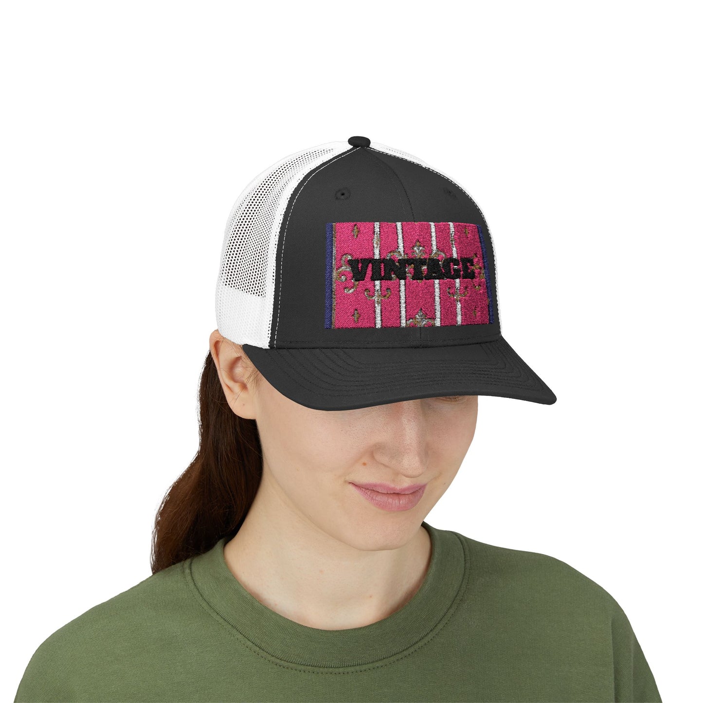 Vintage-Inspired Snapback Trucker Cap – Fun, Casual Style for Everyday Wear, Great for Festivals, Summer Outings, Birthday Gifts, Unisex Hat