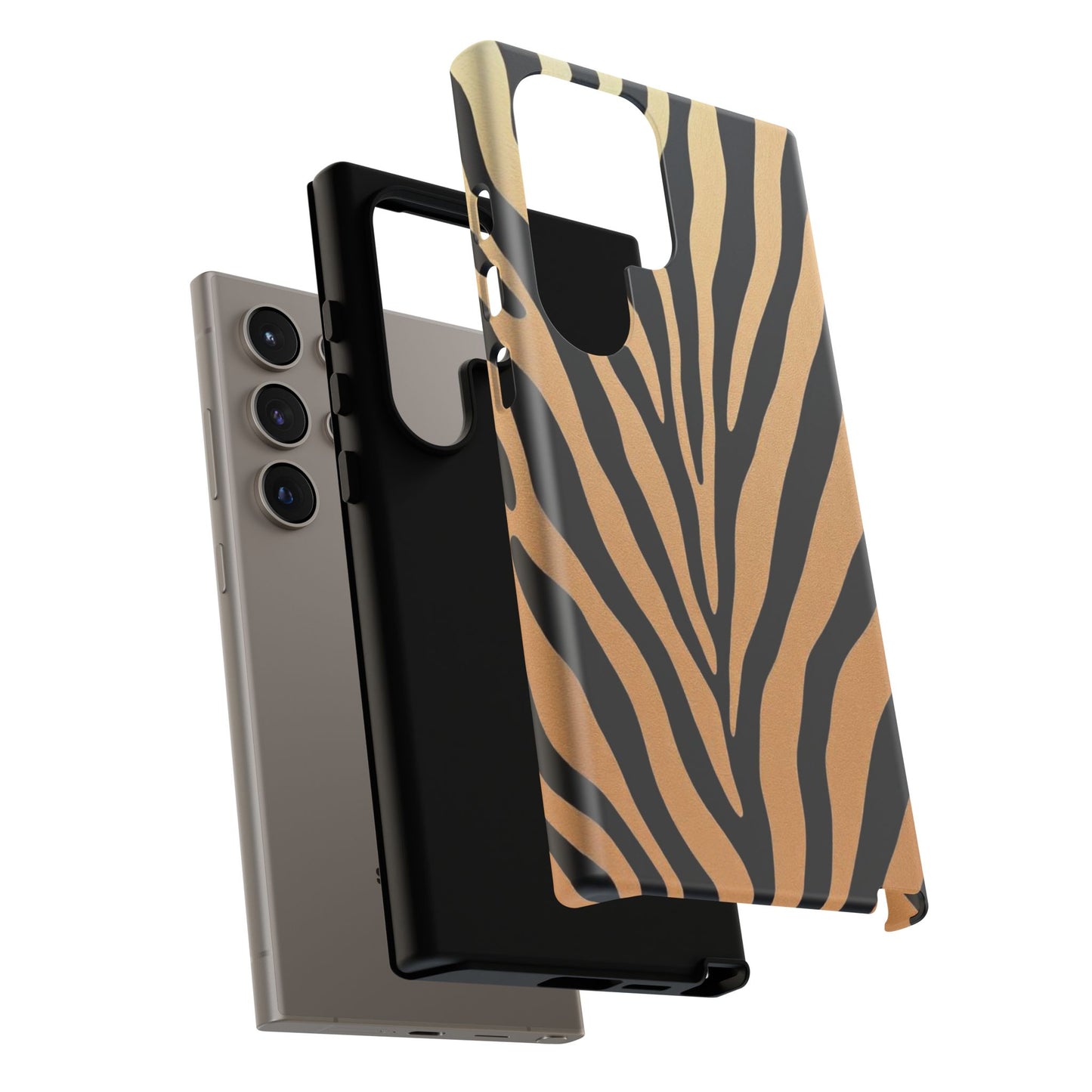 Zebra Print Tough Phone Case