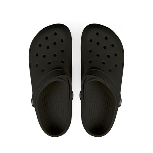 Comfy Black EVA Foam Slippers for Everyday Wear, Casual Slip-Ons, Durable Garden Shoes, Perfect for Summer, Beach Days, Relaxation