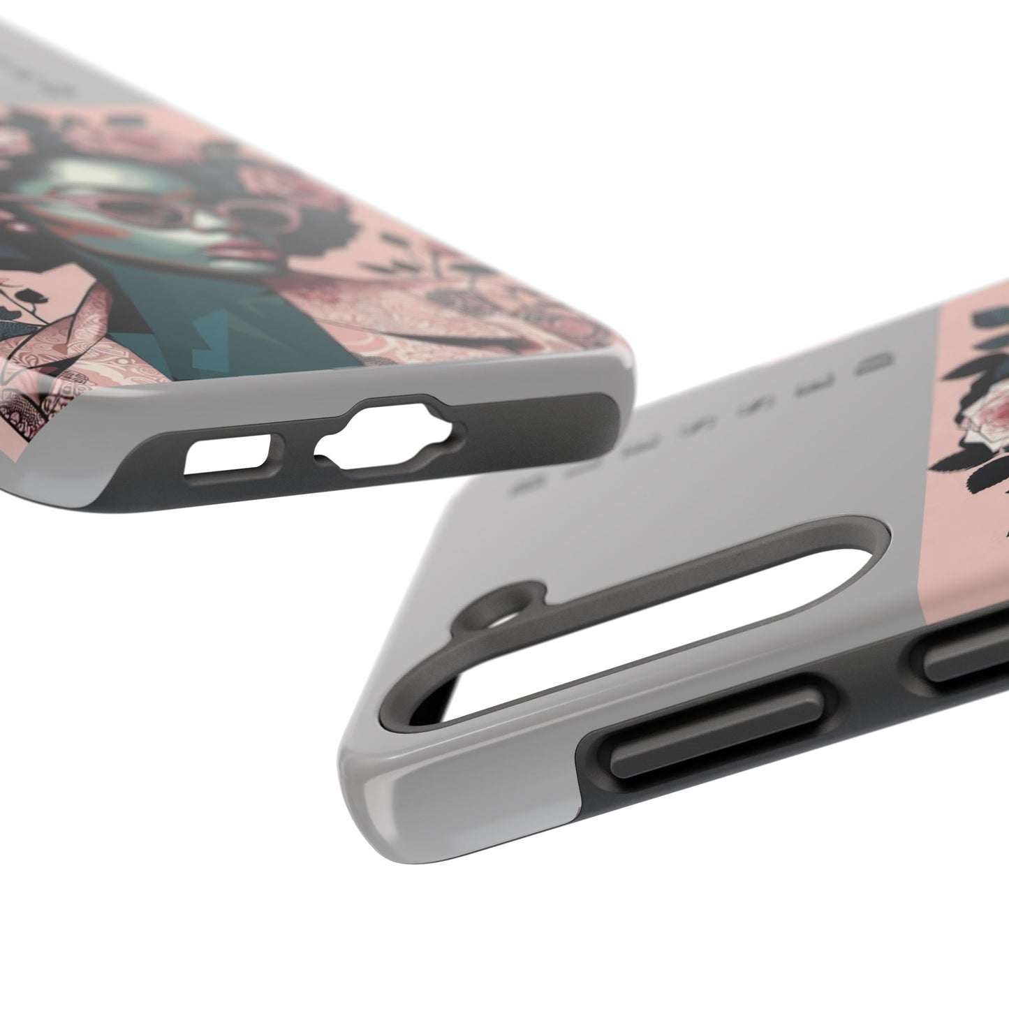 Blessed Floral Tough Phone Cases | Unique Gift for Her, Gift for Mom, Stylish Protection, Birthday Present, Black Girl Art