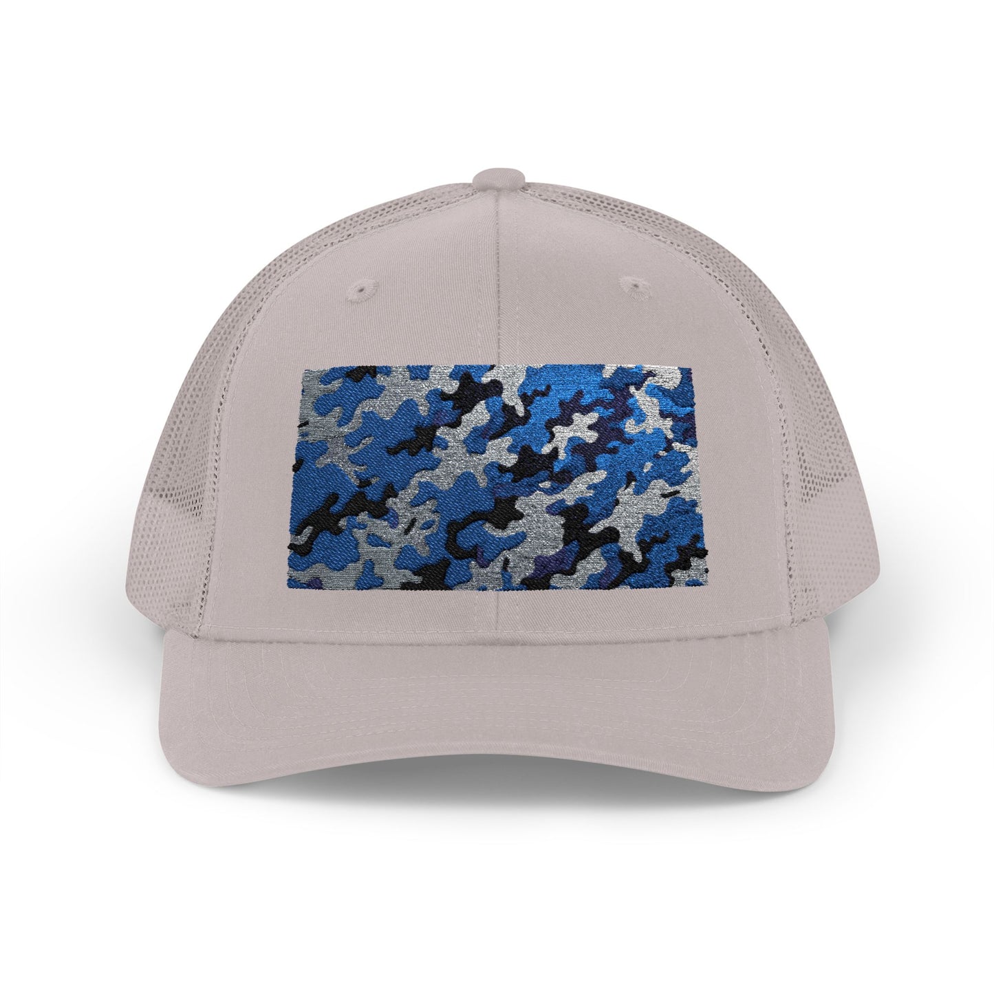Camouflage Sequin Snapback Cap | Trendy Hats for Outdoor Lovers, Fashion Accessory, Gift for Him/Her, Summer Style - Blue Camo