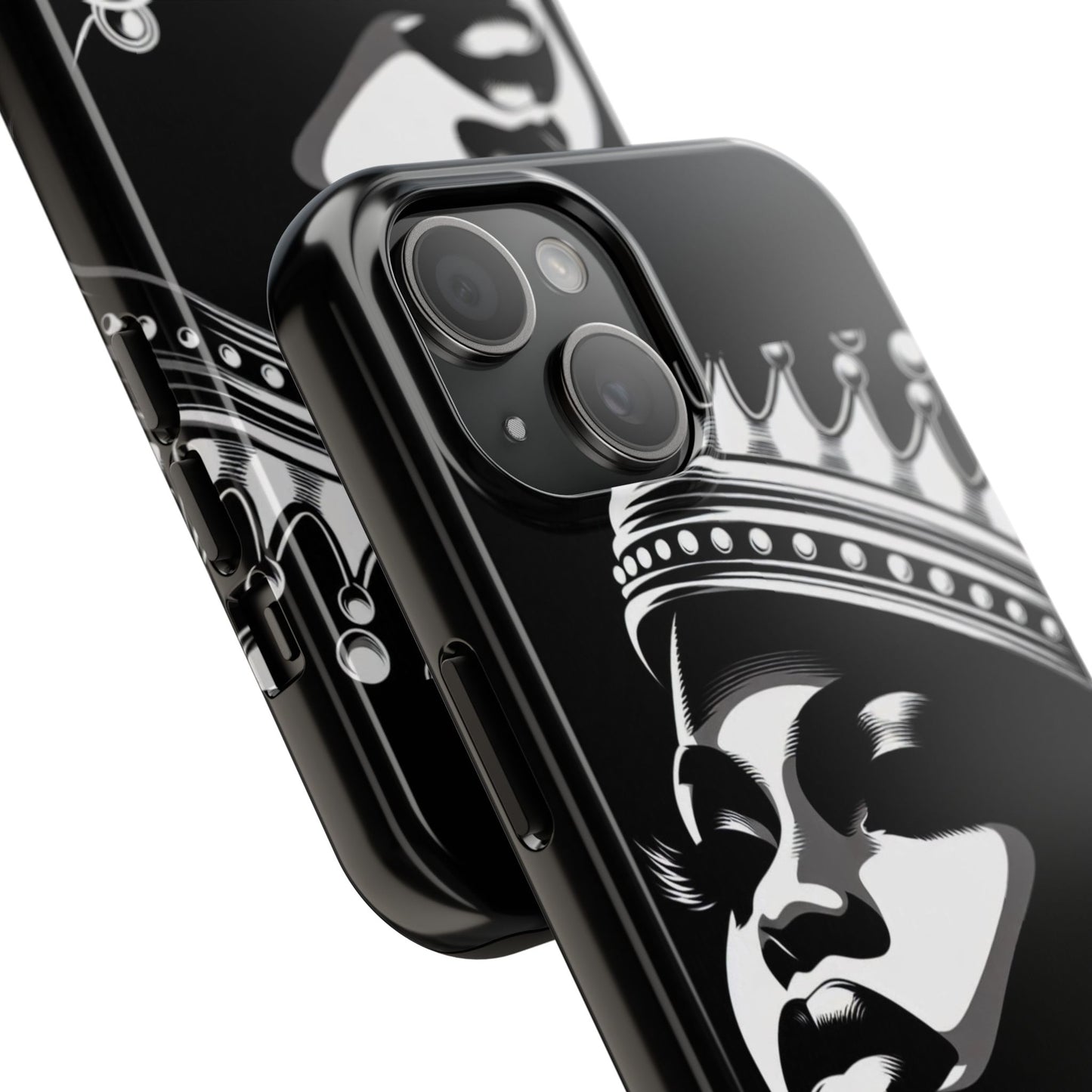 Regal Queen Tough Phone Case, Stylish Phone Cover, Gift for Her, Birthday, Empowerment, Bold Statement, Durable Phone Accessory