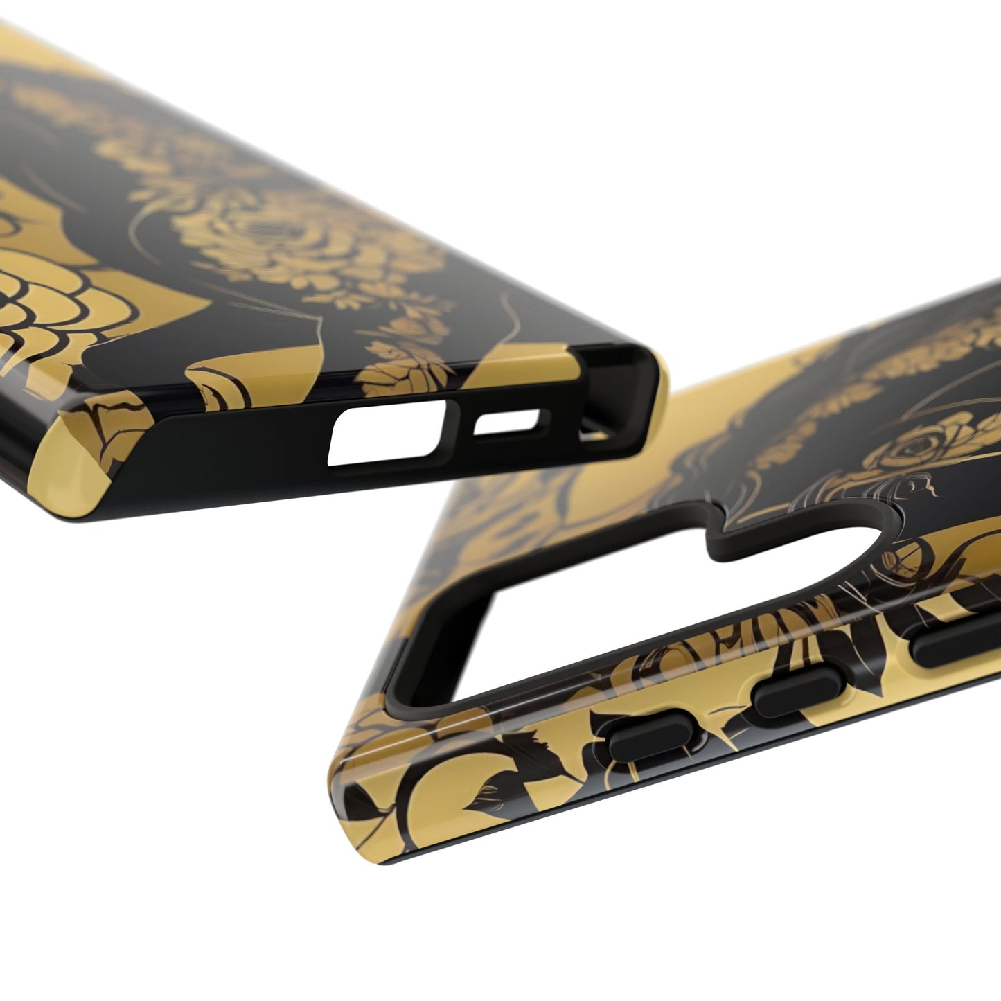 Phone Case - Elegant Horse & Roses Design