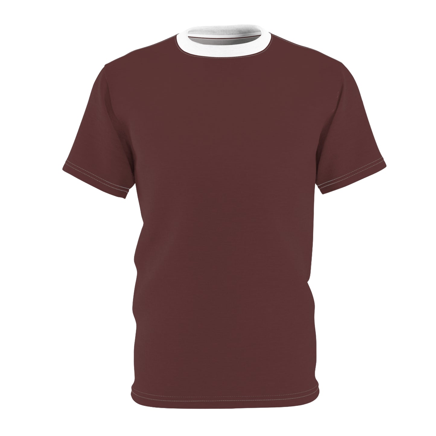 Trendy Brown Merlot (White Collar) Unisex Tee: Casual Comfort for Everyday Adventures, Gift for Him/Her, Graphic Tee, Gift Idea for Birthdays